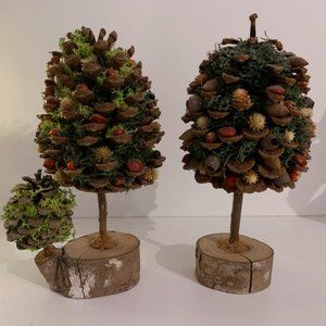 Mini Pine Cone Tree Decor